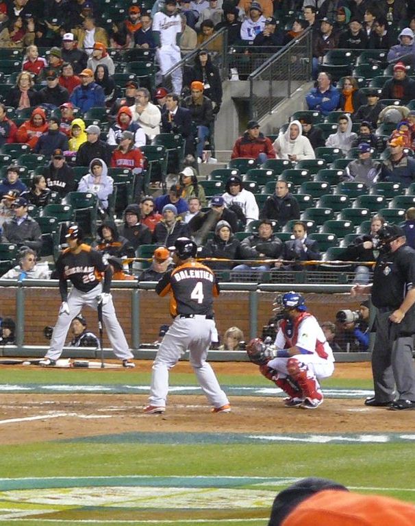 Wladimir Balentien at bat in the 2013 WBC semi final